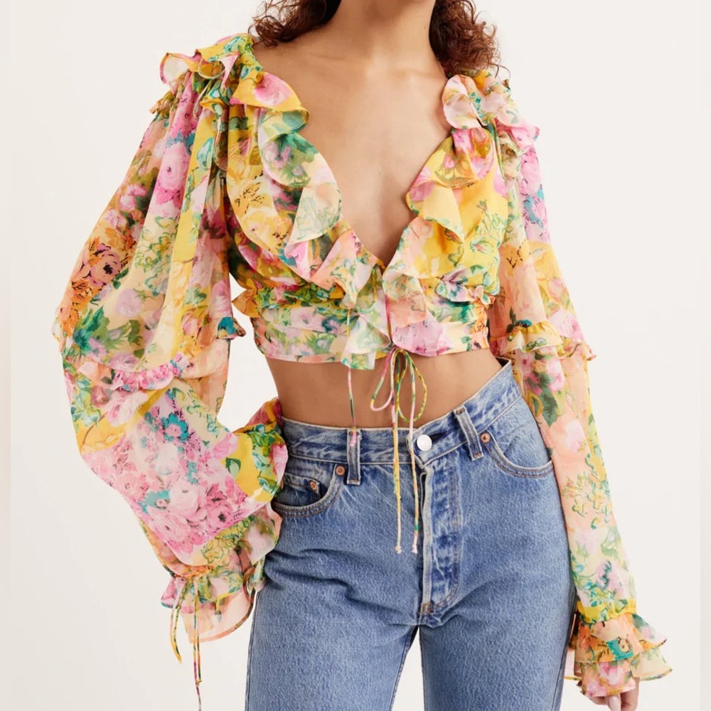 For Love & Lemons Nina Top